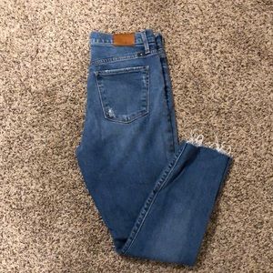 high waisted Lucky Brand jeans